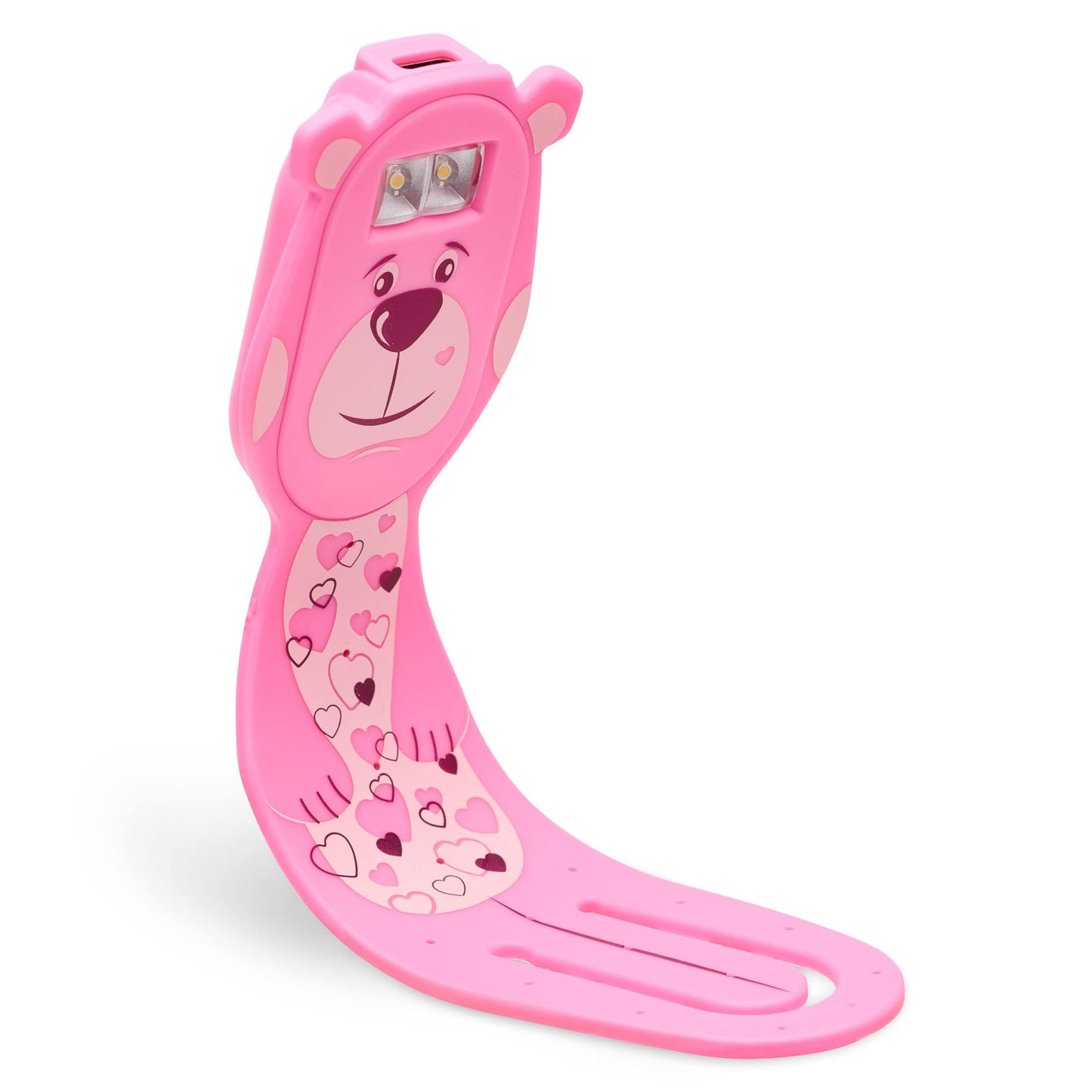 Skorter | Flexilight Pal Led Bookmark Reading Light - Rechargeable Bear Clip Lamp For Readers & Writers