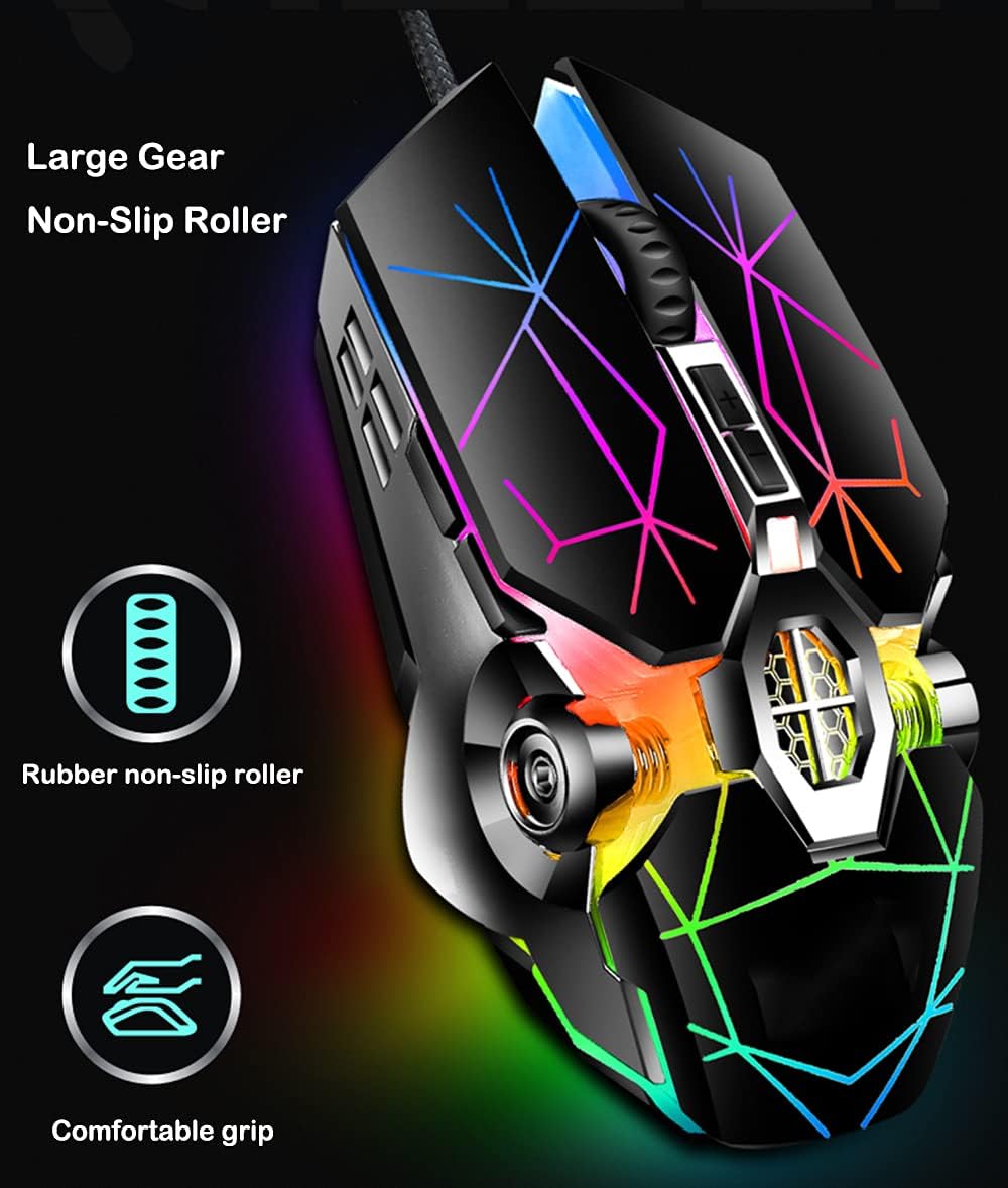 Skorter | 87-Key Mechanical Gaming Keyboard RGB Backlit Blue Switch