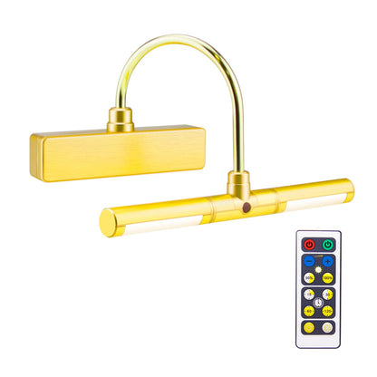 Skorter | Biglight Wireless Led Picture Light With Remote Control, Dimmable, 3 Modes, 8.8", Gold