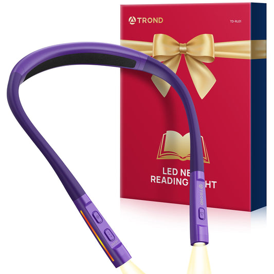 Skorter | Trond LED Neck Reading Light - 3 Color & Brightness, Rechargeable, Eye-friendly For Book Lovers