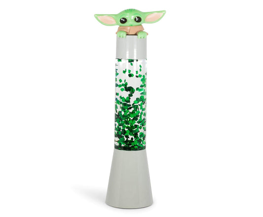 Skorter | Star Wars The Mandalorian The Child 14-Inch 3D Glitter Motion Lamp Light - Green