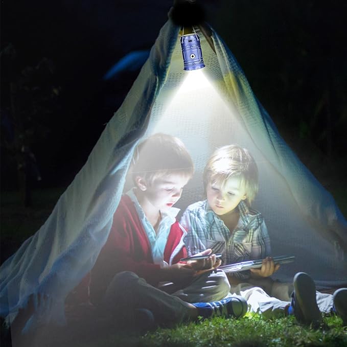 Skorter | Solar Camping Lamp with USB Charging – Portable LED Lantern for Outdoor Activities and Emergencies