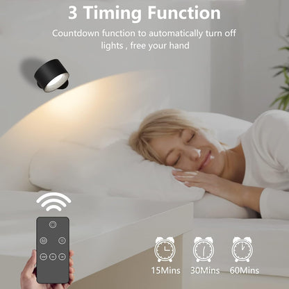Skorter | FlexiLamp – Wireless Rechargeable 360° LED Wall Light for Indoors & Outdoors