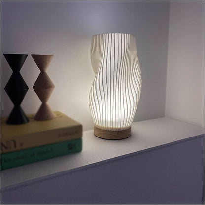 Skorter | Wavecrest Lamp – Sleek USB-Powered Dimmable Table Lamp