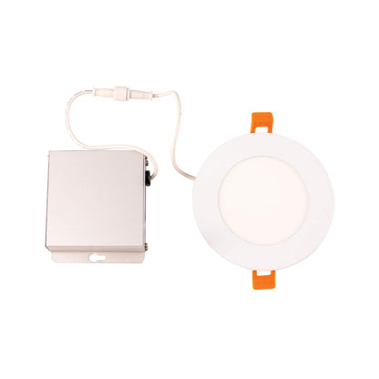 Skorter | Elk Home 4-inch round recessed light - white integrated LED, aluminum steel finish