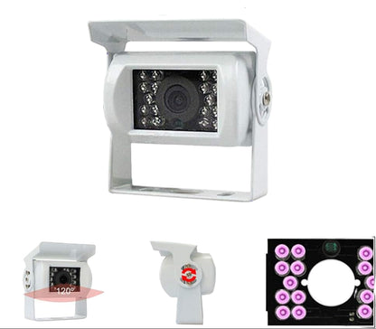 Skorter | Truck Backup Camera 12V/24V with 18 LED IR Night Vision IP68