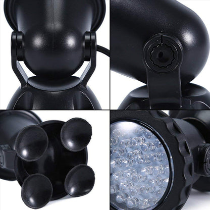 Skorter | Zhgservu Color Changing Underwater Pond Light - 36 LED Submersible Spotlight With Timer Remote Control, Set Of 2