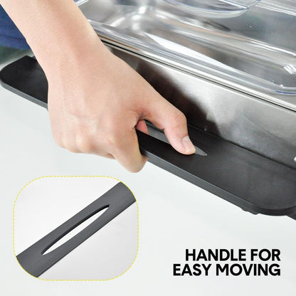 Skorter | Electric Buffet Food Warmer with 3 × 2.5L Trays & Temperature Control – Valtero