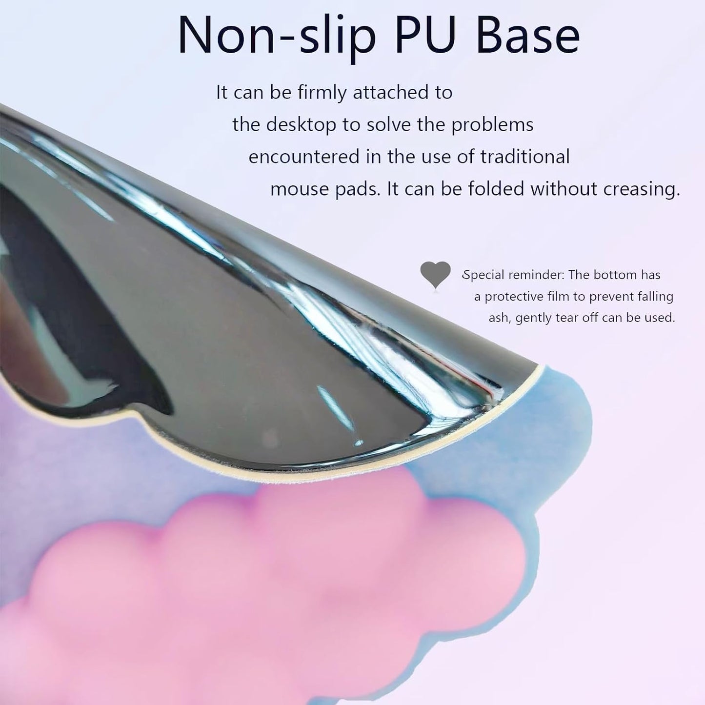 Skorter | Cloud-Shaped Ergonomic Wrist Rest Set with Mouse Pad & Coaster – Zeyora