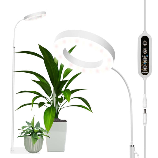 Skorter | Pronoro Led Grow Light With Stand, Full Spectrum, Automatic Timer, 63" Adjustable, 6 Dimmable Levels