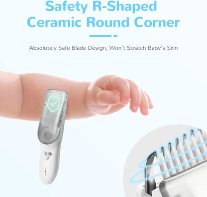 Skorter | Baby Hair Clipper with Vacuum System – Waterproof Rechargeable Clipper with Storage Box