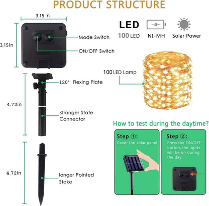 Skorter | Solar-powered Mini String Lights