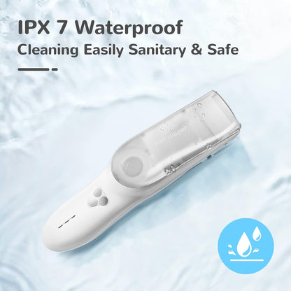 Skorter | Baby Hair Clipper with Vacuum System – Waterproof Rechargeable Clipper with Storage Box