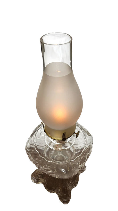 Skorter | B&P Lamp® 3X10 Inches Frosted Glass Lamp Chimney For Vintage & Antique Style Lamps