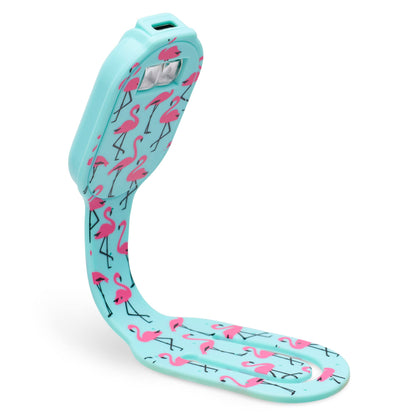 Skorter | Gifts For Readers & Writers Rechargeable 2-in-1 LED Book Light & Bookmark - Flamingo Color