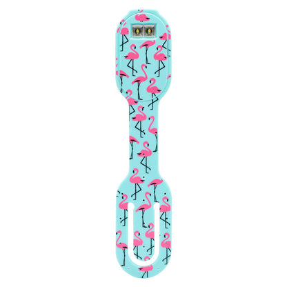 Skorter | Gifts For Readers & Writers Rechargeable 2-in-1 LED Book Light & Bookmark - Flamingo Color