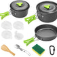 Skørter | Gonex 11pcs/13pcs/16pcs/21pcs Camping Kitchen Equipment Set Mess Kit, Backpacking Cooking Equipment, Stackable Portable Non Stick Pot Pan Cook for Outdoor Hiking