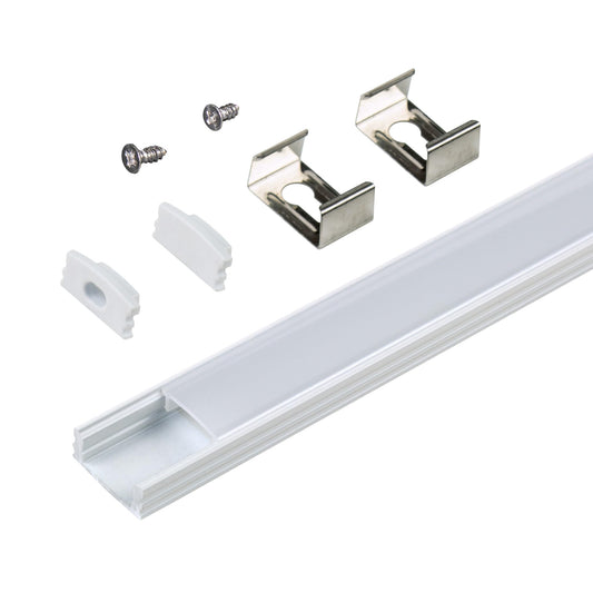 Skorter | Armacost Lighting Led Tape Light Mounting Channel 5-Pack, White Aluminum