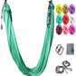 Skørter | Aerial Yoga Swing Set, L:5M W:2.8M Anti Gravity Hammock Inversion Exercises Includes 2 Carabiners, 2 Daisy Chain, 1 Hanging Instructions.