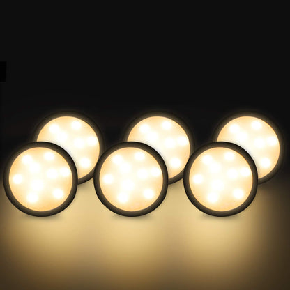 Skorter | Ygs-Tech Led Under Cabinet Lighting Set, 1020 Lumen, 3000K Warm White, 6-Pack