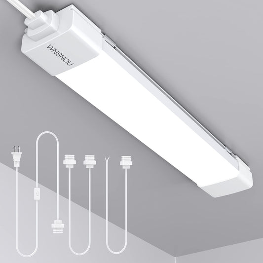 Skorter | Wnsnou 1.4 Ft Led Shop Light, 16W Linkable Tool Light, 1700Lm, Ip66