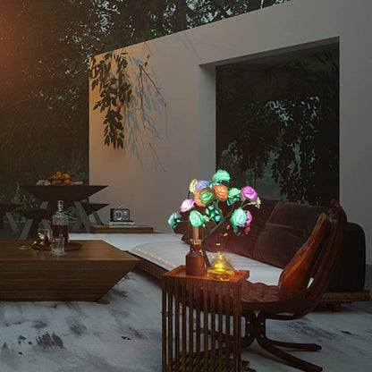 Skorter | Rosewood Night Lamp with Remote Control - 16 Colors Adjustable