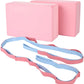 Skørter | DOTSOG 2pcs Yoga Block and Strap Set Brick Foam Yoga Brick Support Deeper for Yoga Pilates Yoga Accessories