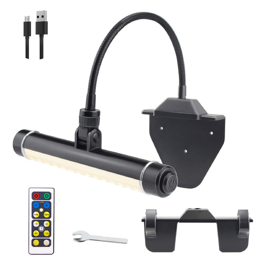Skorter | Bigmonat Wireless LED Picture Lighting, Rechargeable Clip Picture Lamp with Timer and Dimmable Modes