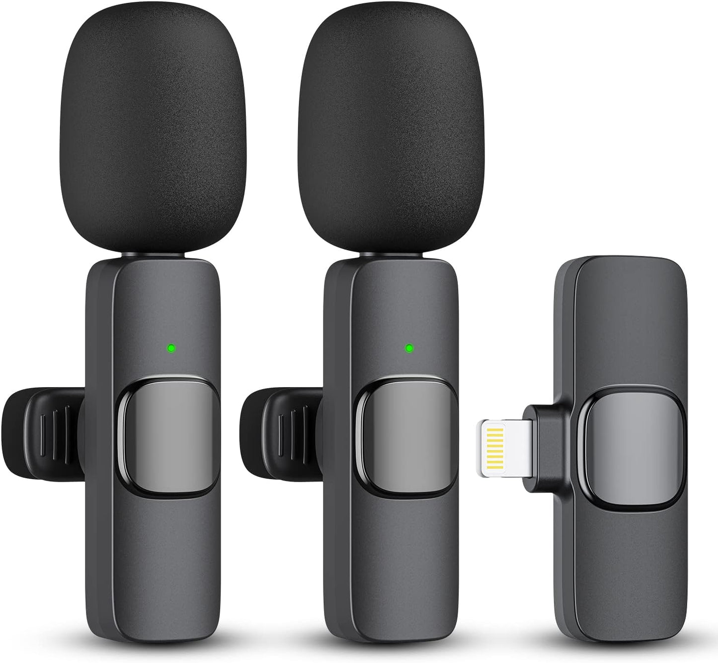 Skorter | 2-Pack wireless microphone for iPhone iPad