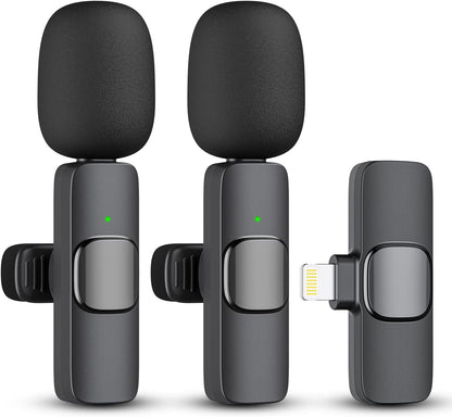 Skorter | 2-Pack wireless microphone for iPhone iPad