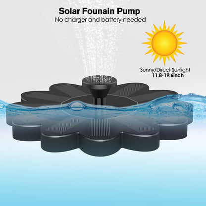 Skorter | Solar-powered fountain for the garden – Flower design water feature for ponds and pools