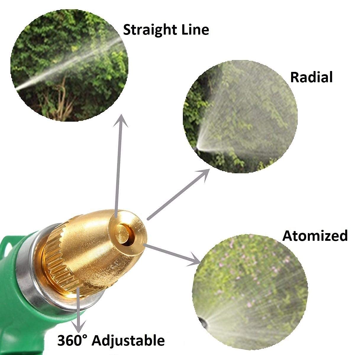 Skorter | Adjustable high-pressure garden hose nozzle with copper head