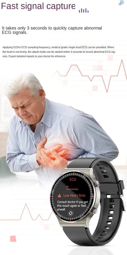Skorter | CardioSense – Medical ECG Smartwatch with Osram Sensor & 24/7 Health Monitoring