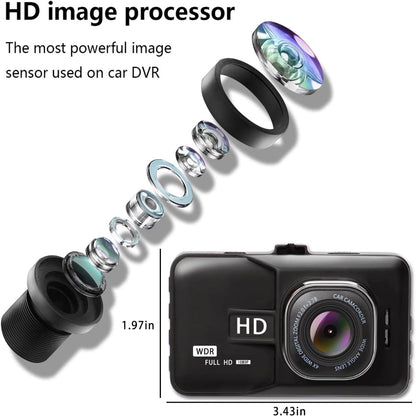 Skorter | Dash Cam Car Dash Camera, 1080P Ultra Wide Angle HD Lens, HD Night Vision Car Surveillance