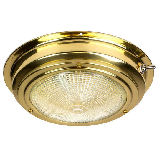 Skorter | Sea-Dog Brass Dome Lamp 5" - Elegant Brass Fitting For Boats And Marine Use