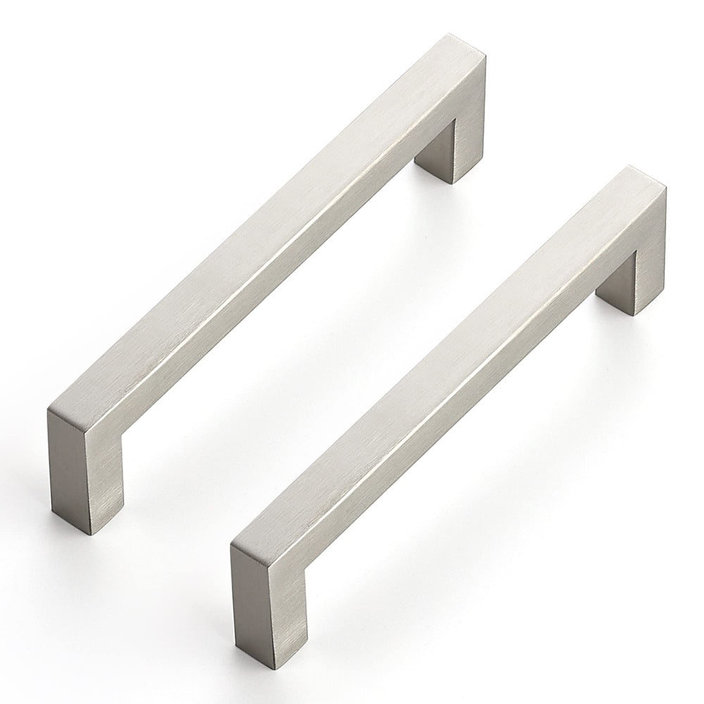 Skorter | Kitchen cabinet pulls brushed nickel stainless steel cabinet handles