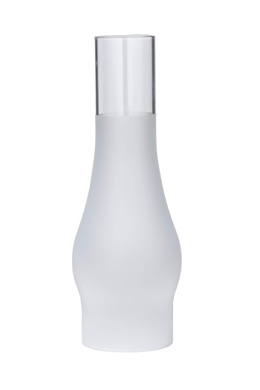 Skorter | B&P Lamp® 2 5/8&quot; X 10&quot; Frosted Glass Lamp Chimney For Vintage & Antique Lamps