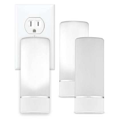 Skorter | Sunbeam 3-Pack Emergency Lights for the Night, Motion Sensor, Rechargeable LED, Twilight to Dawn, Multiple Choices