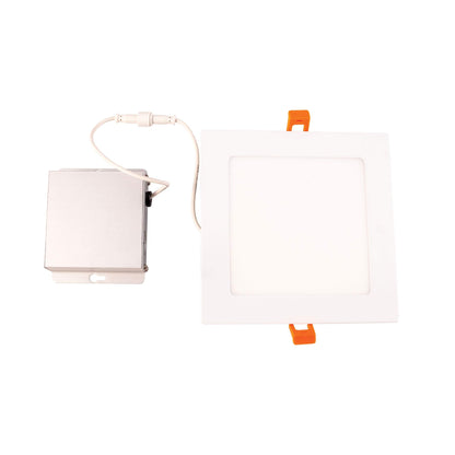Skorter | Elk Lighting 6" White Integrated Led Recessed Light - Modern Square Fixture