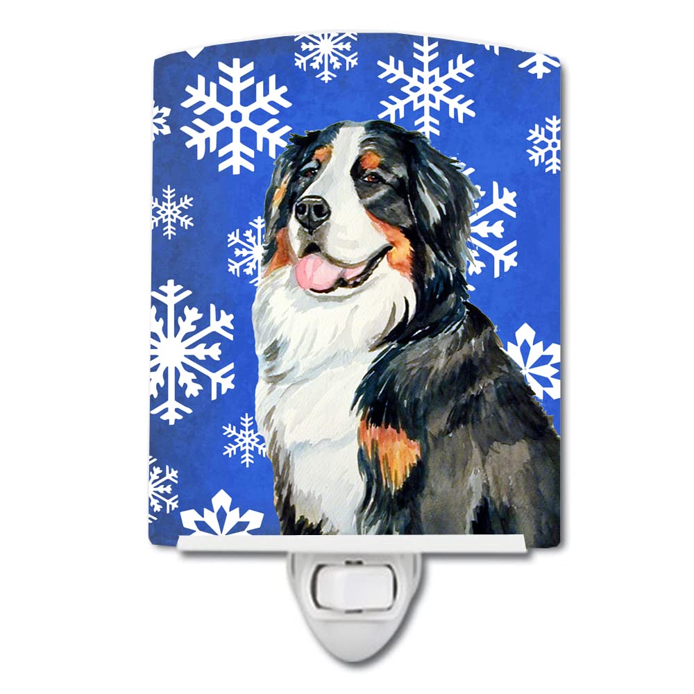 Skorter | Caroline's Treasures Bernese Mountain Dog Holiday Ceramic Night Lamp, 6X4X3, Multicolored