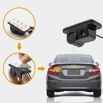 Skorter | Car Rear View Camera with Parking Sensor 2-in-1 – SafePark