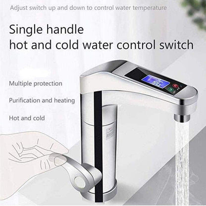Skorter | Electric Instant Hot Water Tap with Built-In Heater & LED Temperature Display – Kitchen & Bathroom