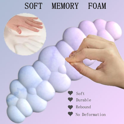 Skorter | Cloud-Shaped Ergonomic Wrist Rest Set with Mouse Pad & Coaster – Zeyora