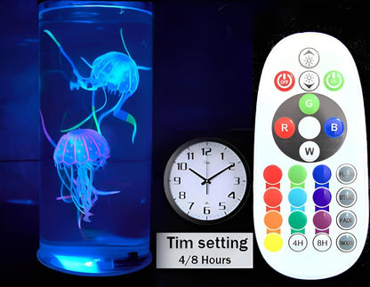 Skorter | Calover Large Black Jellyfish Lamp - Electric Mood Light for Children and Adults, Christmas Decor