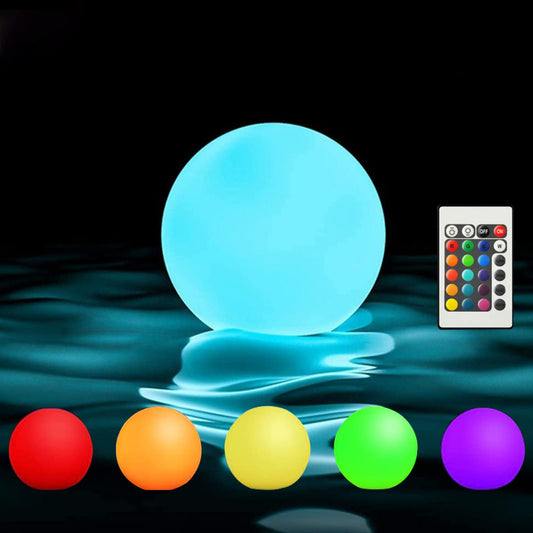Skorter | Borelor 3-inch floating pool light, Ip68 waterproof 16 color globe lamp, 6 pack
