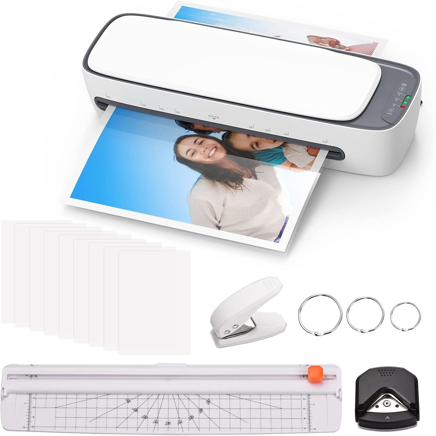 Skorter | A3 Desktop Laminator Set with Hot & Cold Modes and 6-in-1 Functions – Lexaro