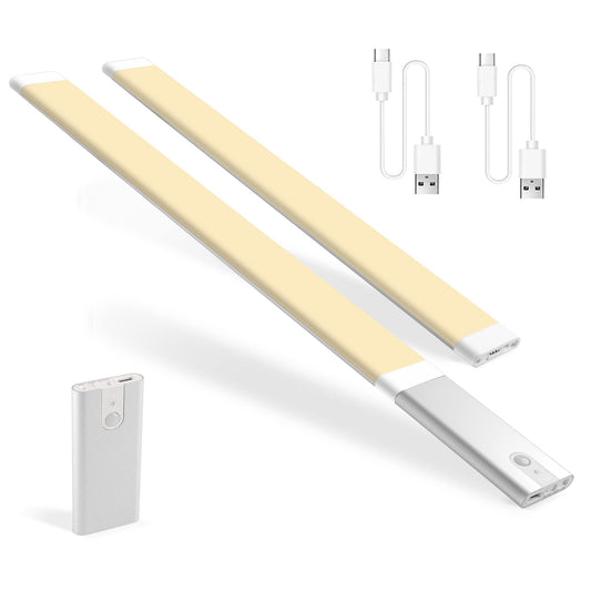 Skorter | Svarog Motion Sensor Light Indoor, 20" LED Under Cabinet Night Light, 2 Pack Warm White