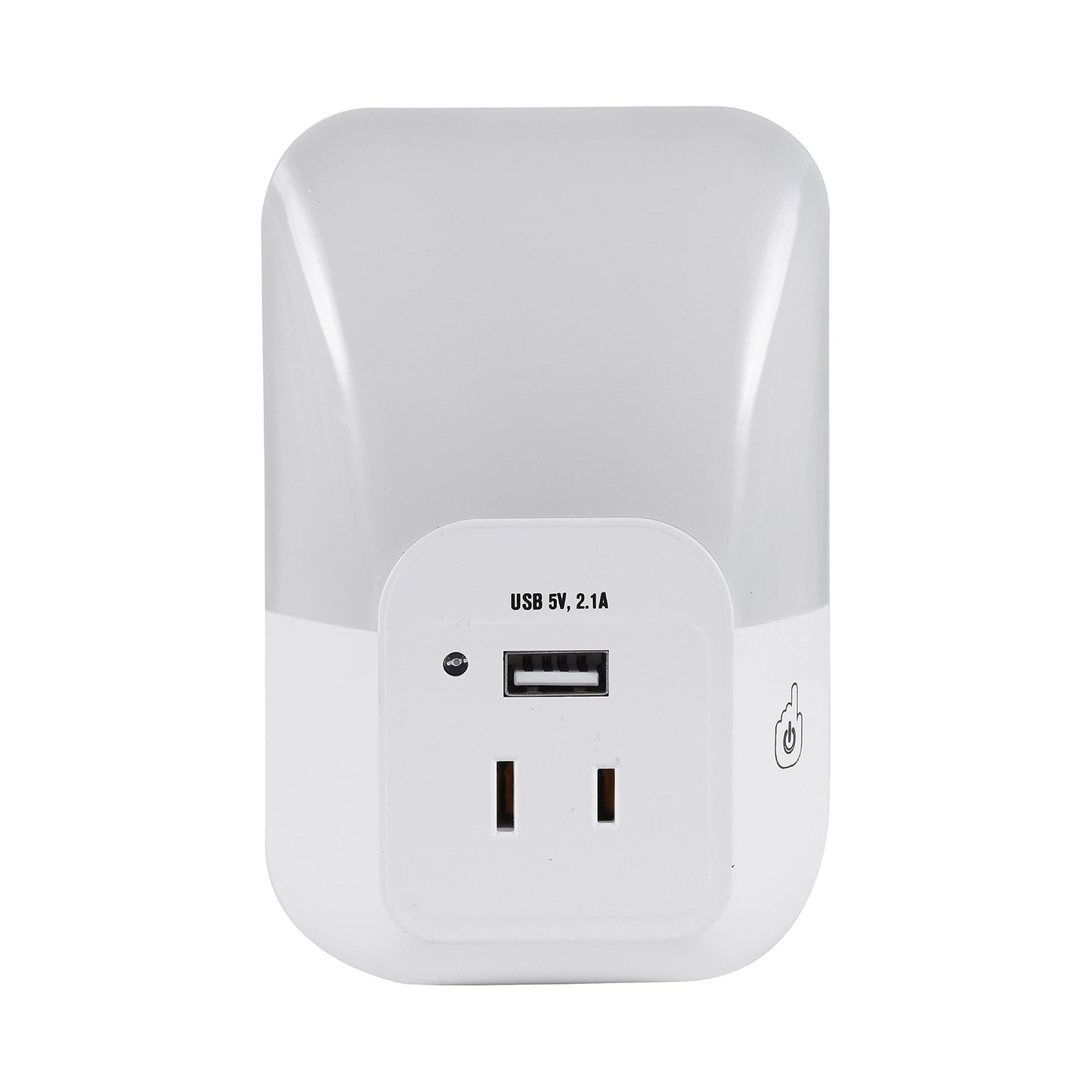 Skorter | Sylvania Led Night Light With Usb Port, 3-Color Options, 3000K, 5 Lumen, Cold White
