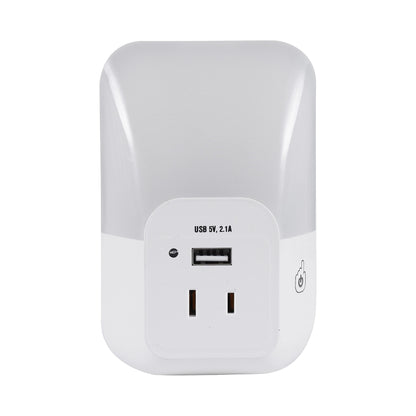 Skorter | Sylvania Led Night Light With Usb Port, 3-Color Options, 3000K, 5 Lumen, Cold White