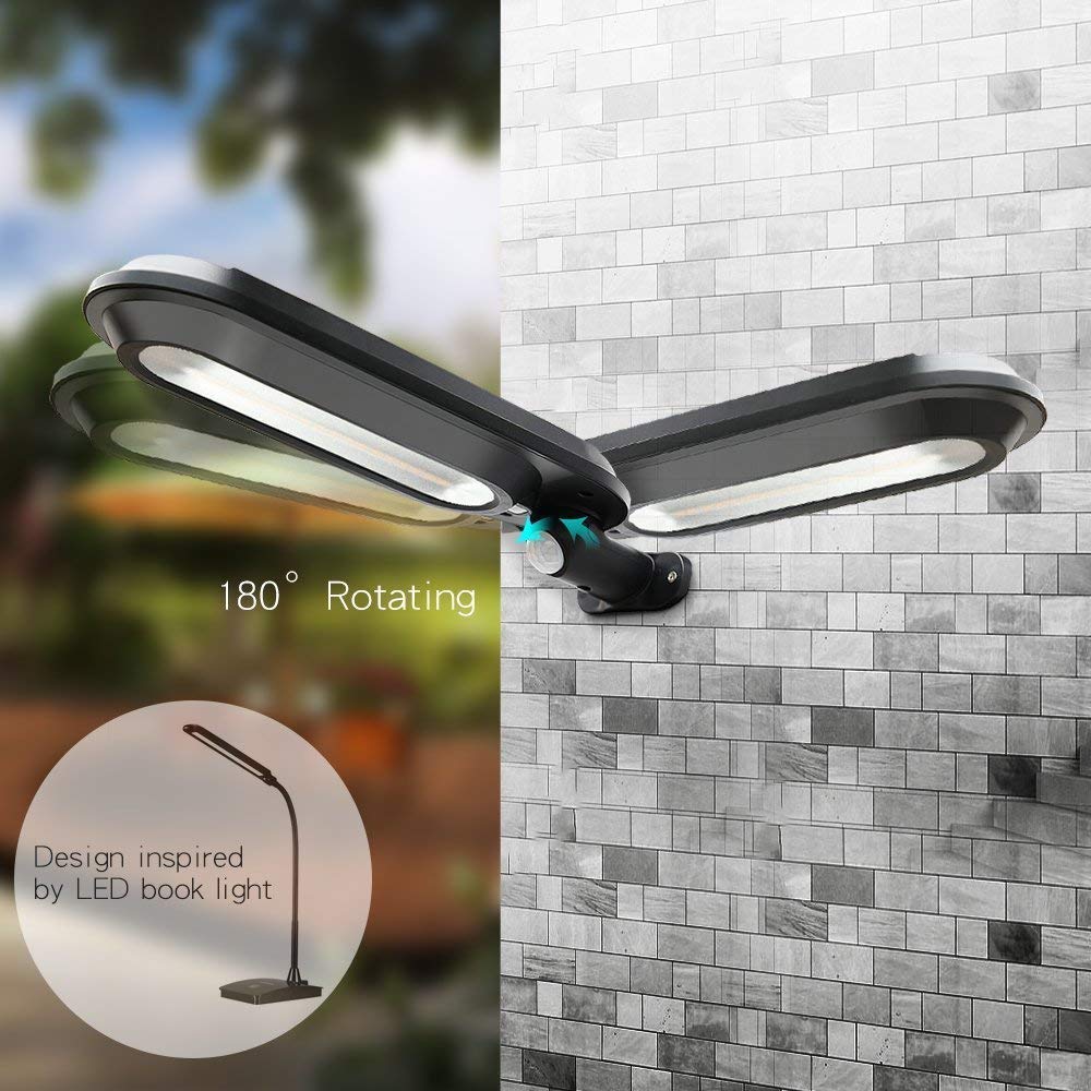 Skorter | Solar Wall Light with Motion Sensor – LED Outdoor Lighting for Garden & Terrace